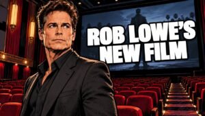 Rob Lowe Movie Confession: Trailer, Release Date and Cast 2 Editorial cartoon, not a photograph: Rob Lowe in an empty movie theater for the Confession movie