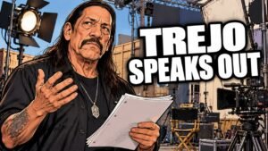 Danny Trejo Pawn Shop editorial cartoon, not a photograph