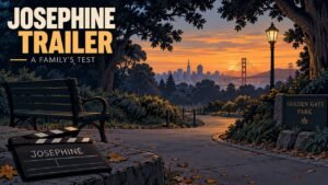 Josephine Trailer: Channing Tatum and Gemma Chan Face a Family's Hardest Test Josephine trailer editorial illustration: an empty San Francisco park at dusk. Not movie footage.