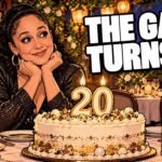 The Game Reunion: Original Cast Gathers for 20th Anniversary Dinner Editorial cartoon, not a photograph: Tia Mowry at The Game reunion dinner with a 20th anniversary cake
