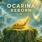Ocarina of Time Remake: Release Date, Price and Everything New on Switch 2 693 Illustration of a golden ocarina on a mossy forest pedestal with a glowing fairy, for the Zelda Ocarina of Time remake on Switch 2