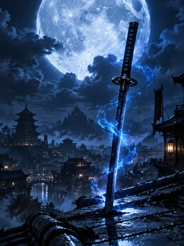 Where to Watch the Bleach Finale: Hulu, Date and Time 712 Illustration of a katana under a giant moon, poster for the Bleach finale where to watch web story